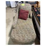 Chase lounge, cushion slightly worn