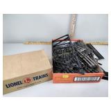 Train tracks and Lionel switch track