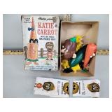Hasbro vintage Katie Carrot with her friend