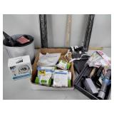 Galvanized bucket, heavy duty wheel chocks,