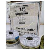 Duo fast coil full size head nails, 1 5/8"