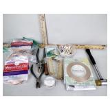 Mallet, pliers, copper foil