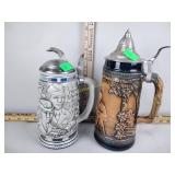Armed forces stein and another stein