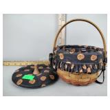Longaberger Halloween pumpkin basket