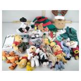 Disney Store plush Christmas toys, Christmas