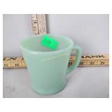 Fire King Jadeite mug - some staining