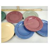 Longerberger plates - moderate utensil scratches