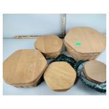 Set of 5 Longaberger nesting baskets