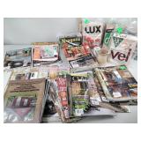 Primitive Place magazines, hangers, old detergent