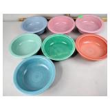 Contemporary & vintage Fiesta Ware large bowls -