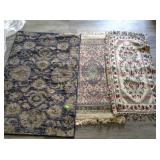 Door mats and small area rug, used condtion (area