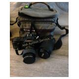 Canon T50 Camera with 52mm lens, extra lens