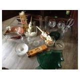 Vases, Candles, votives, stemware, and more