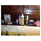 Geode, heating pad, canisters, and misc