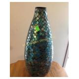 Mosaic vase 22in
