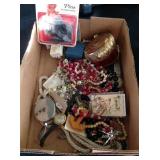 Jewlery, necklaces, earrings, broches, watch,