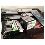 Delta bathroom fixtures inclduing, towel racks,