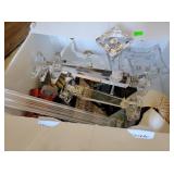 Candle holders, shell, covered disj