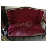 Vintage settee, used condtion (needs cleaned)