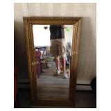 Framed mirror 46"x24"