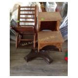 Stepstool, rack, coffee table 30x15" (rough