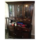 Hutch, 2pc, some scratches, damaged areas 50 x 19
