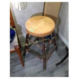 Adirondack Style Wooden Stool, 18 x 24