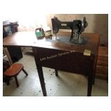 White Sewing machine, no foot pedal or power cord