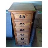 Wooden Cabinet with Drawers 17 x 17 x 45