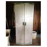 Suncast plastic storage cabinet