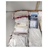 Pillow case and tablecloths embroidery