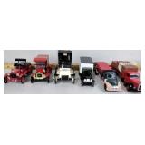 Toy collector trucks and cars including