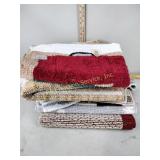 Rugs, assortment, some with tag
