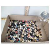 Ball Jar & LId With Buttons