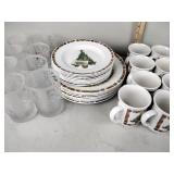 Dish Set & Glasses.CC mad in Britain