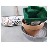 Speedway Series asjustable roller stand, Clay pots