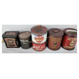 Union Leader Tins, cocoa,Superior Coffe & More