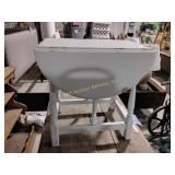 Small drop leaf table, 23 x 14 x 23, some paint