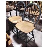 (2) bar stools,  repainted dings