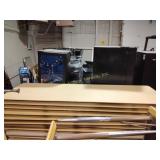 30 x 96 folding table, scuffed edges (picture