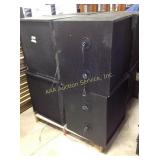 (8) EV low frequency bass enclosures TL15-1, u