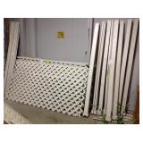 Lattice fence, 92in panels