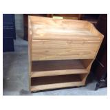 Wood Cabinet, scuff marks 34 x 18 x 39