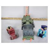 Toy Armoured Vehicle ,Wooden Truck, Policeman Toy