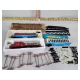 Wooden Plank with Train Engraving, Bachmann Ho