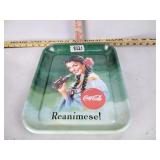 1997 Coca Cola brand Tray (Reanimese! Means