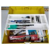 Toolbox Including Miscelanios Screws, Car Fuzes,