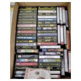 Box of Cassette Tapes including Garousel, Deck