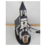 Stained glass church lamp