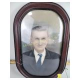 Vintage framed photo, Reuge owl music box, Pepsi